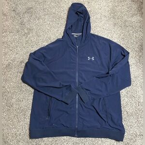 Under Armour Navy Blue Hoodie cold gear size XL